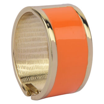 Orange Gold plated Bangle 1